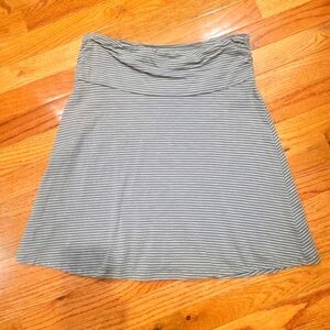 Toad & Co. Striped Gray Women's Skirt